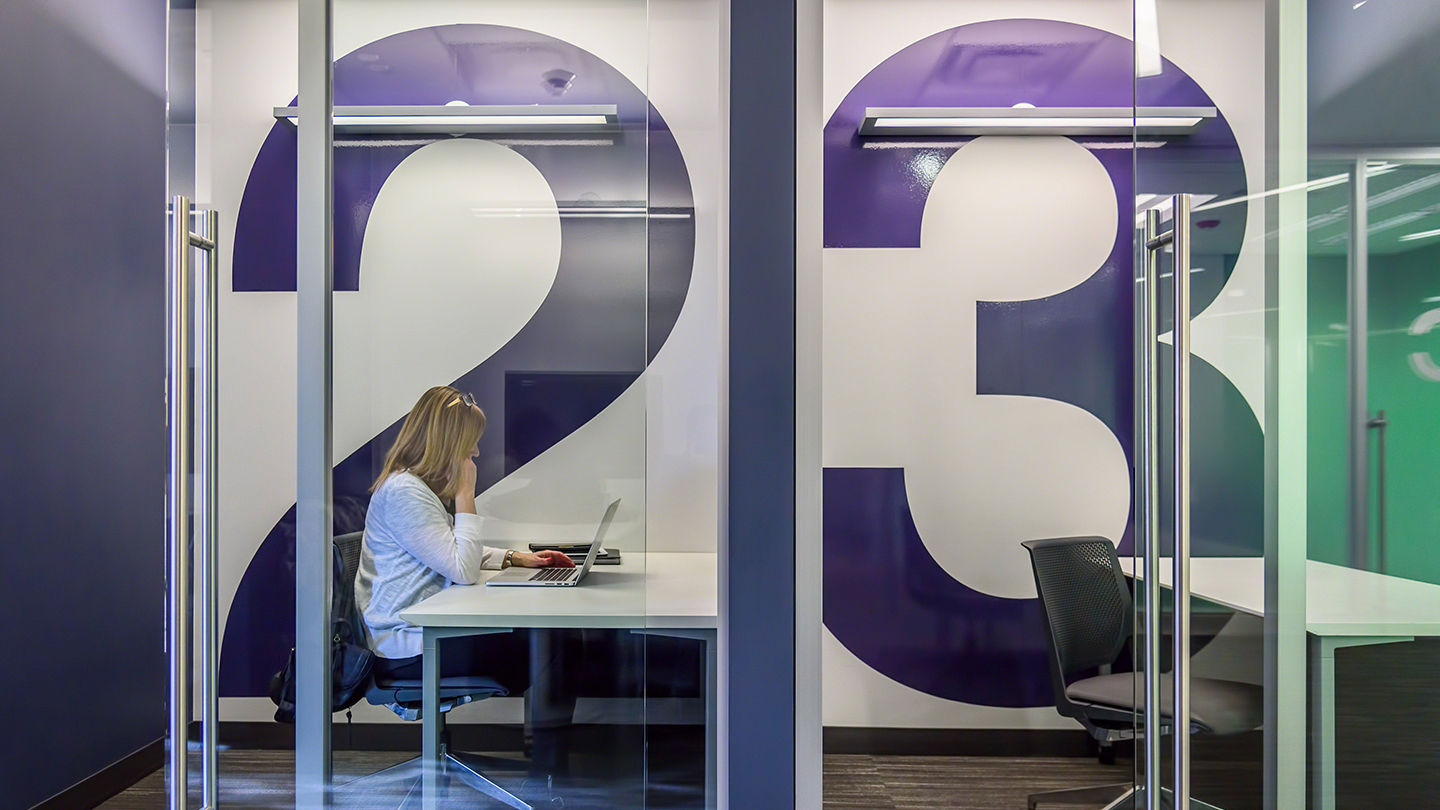 Quiet zone in an office