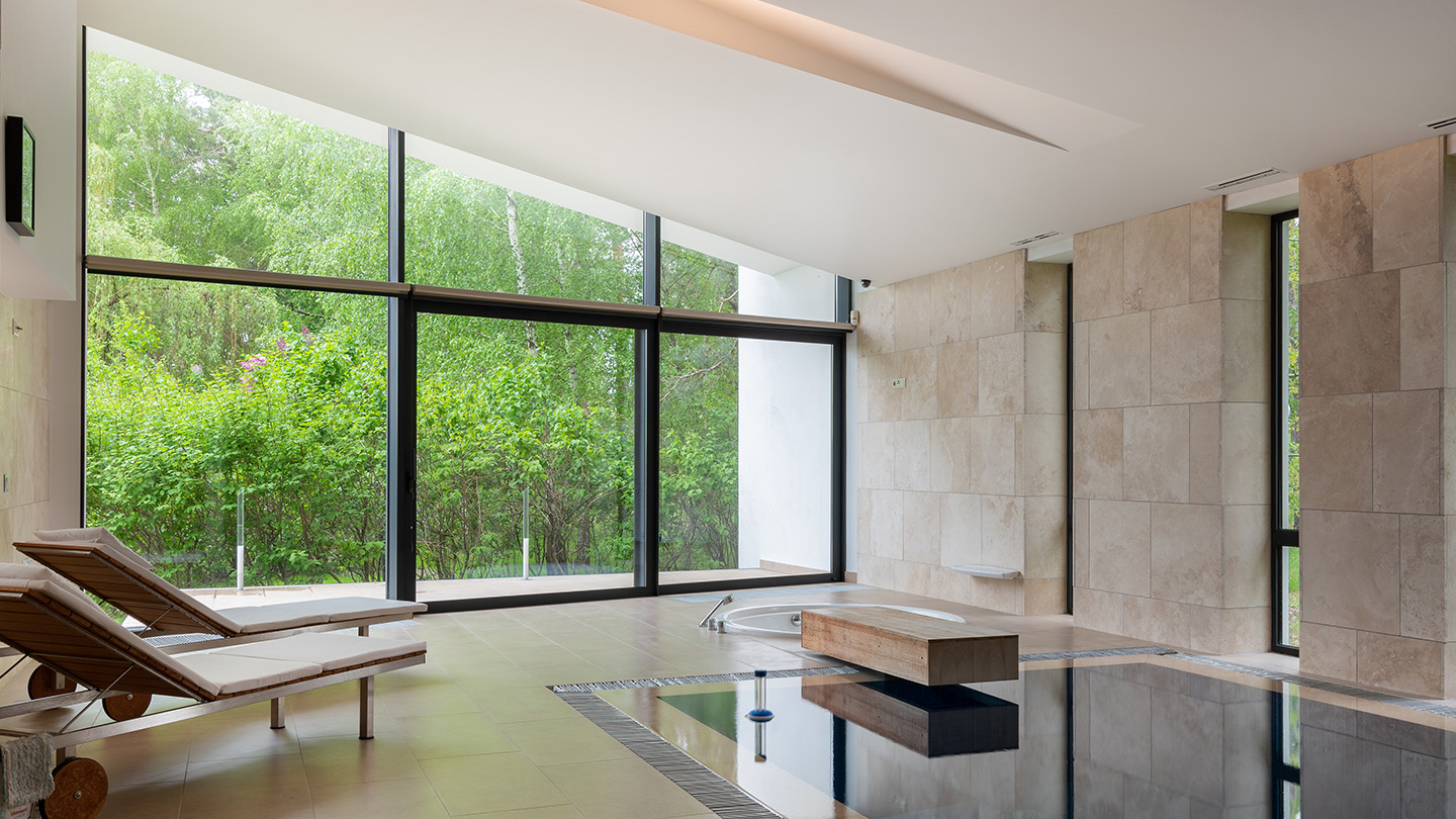 indoor pool with high humidity