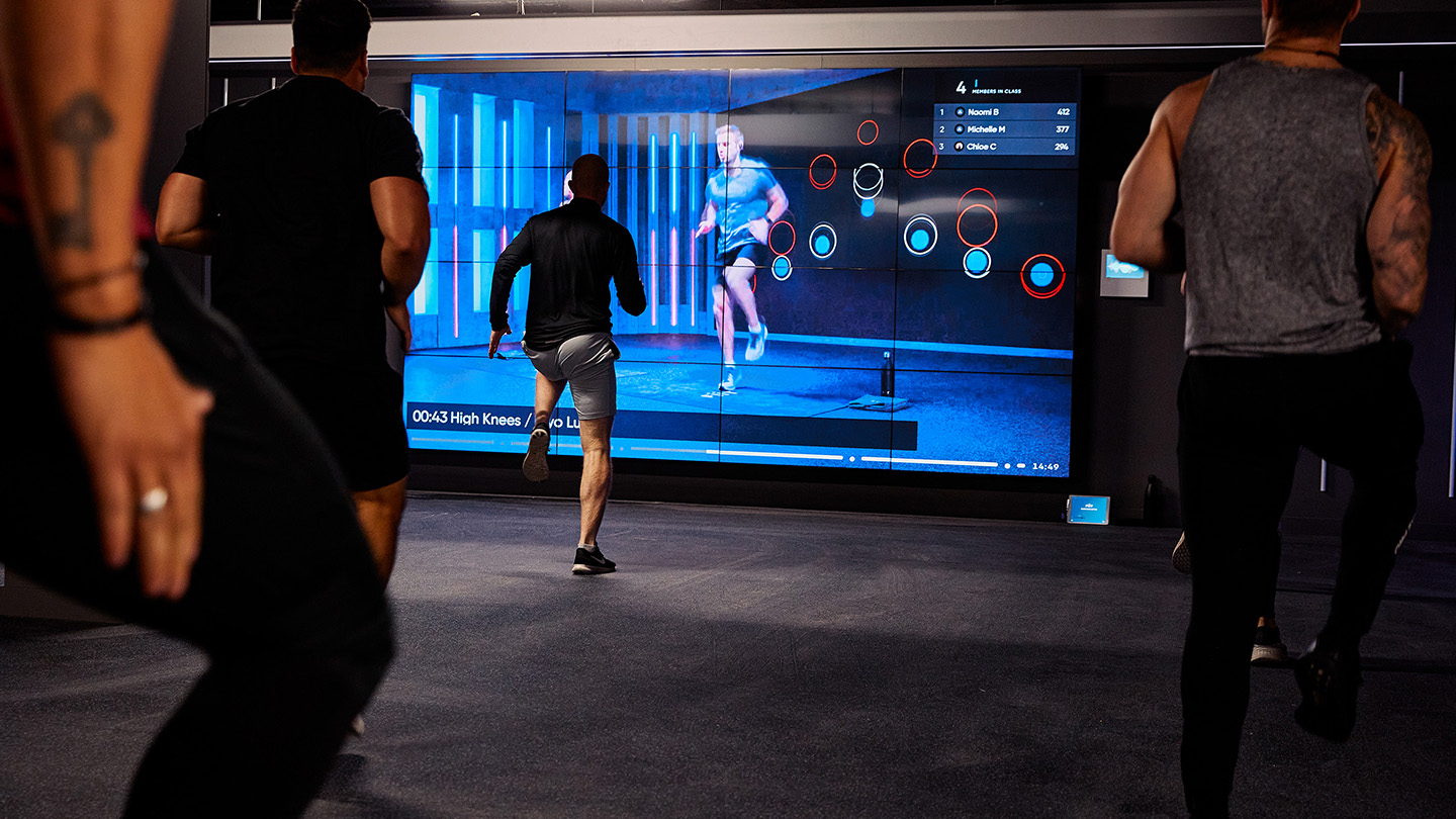 virtual fitness in gym